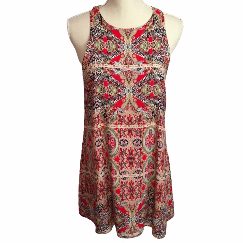 Lulus Sleeveless Swing Dress M